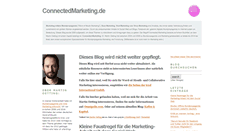 Desktop Screenshot of connectedmarketing.de